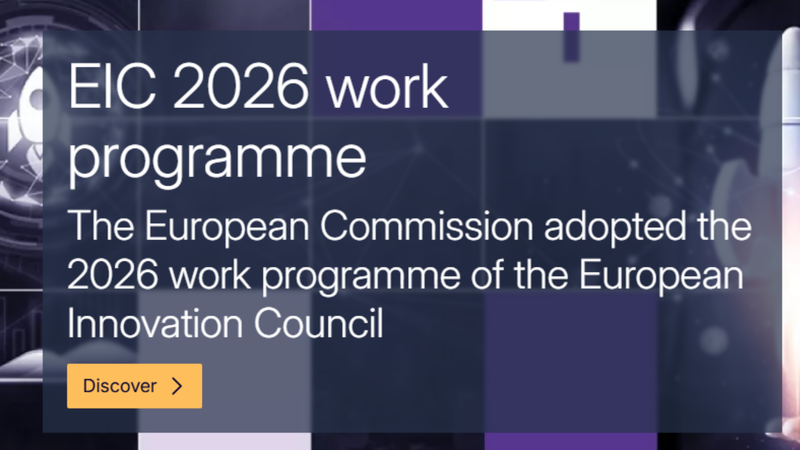 Horizon Europe Infoday: Instruments 'Accelerator', 'Pathfinder' i 'Transition' de l’EIC 2026