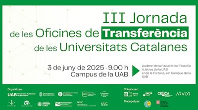 III Jornada de les Oficines de Transferència de les Universitats Catalanes