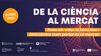 7a edició «De la Ciència al Mercat»