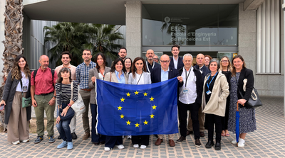 El Campus Diagonal-Besòs UPC acull una visita institucional per mostrar l’impacte dels fons europeus