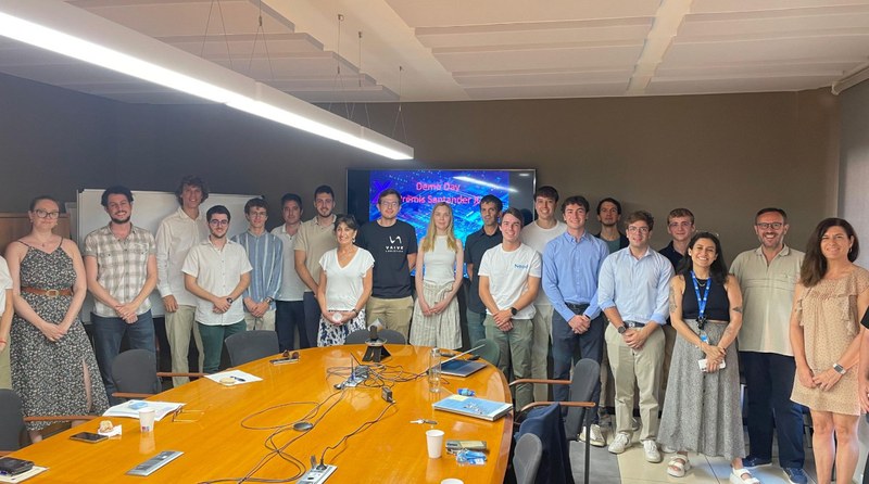 Entrega dels premis Demoday X Santander 2025