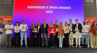 Haptika, la startup de la UPC, guanya el primer premi en la categoria University dels Santander X Spain Awards 2025