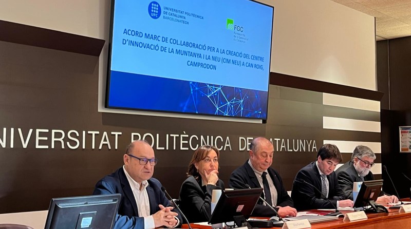 Impulsem un conveni entre la UPC i FGC per crear el Centre d'Innovació de la Muntanya i la Neu