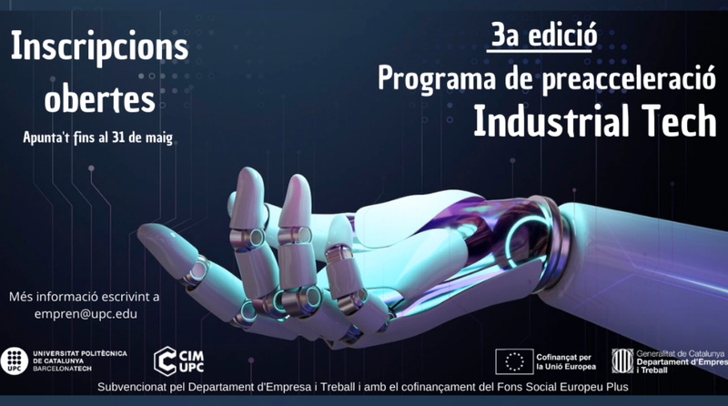 Programa de preacceleració Industrial Tech - Edició 3