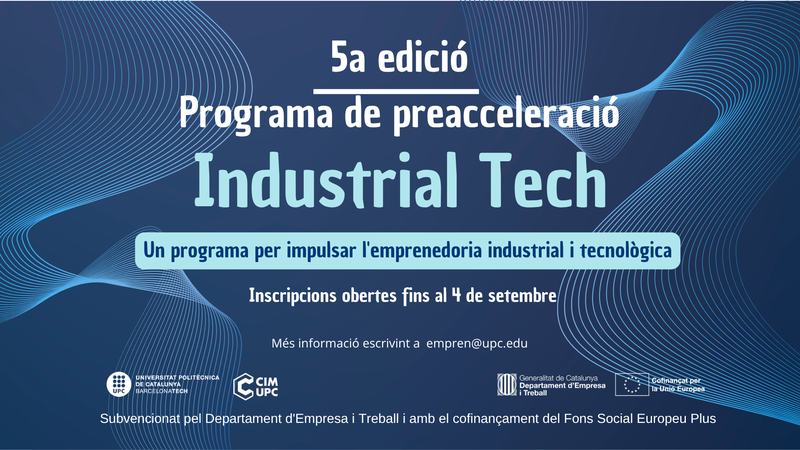 5a edició del programa Industrial Tech