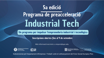 5a edició del programa Industrial Tech